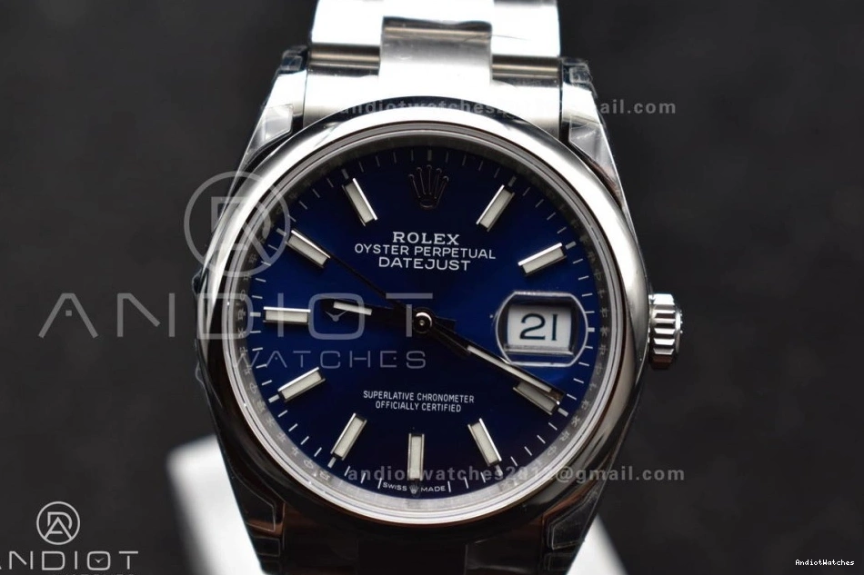 DateJust 904L SS on Steel VS Bracelet Dial 569 Edition VSF 126200 1:1 Blue Oyster 36 Best Colorful 0709